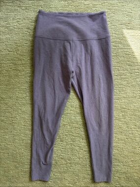 High-Waist Purple Leggings